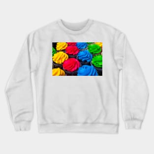 Bright Colored Cupcakes Crewneck Sweatshirt